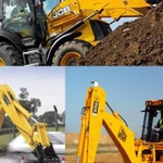 фото Аренда экскаватора- погрузчика JCB гидромолот, бур