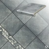 Фото Напольная клинкерная плитка и ступени Roccia 840 grigio