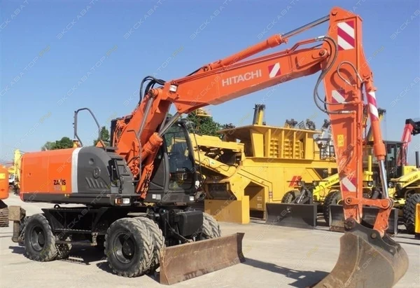 Фото Аренда колесного экскаватора Hitachi ZX140W, Саранск