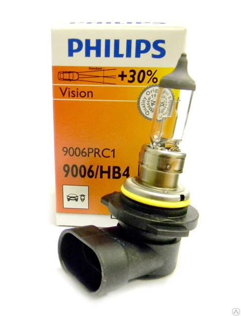 Фото Фары Philips Vision HB4 (9006) +30%