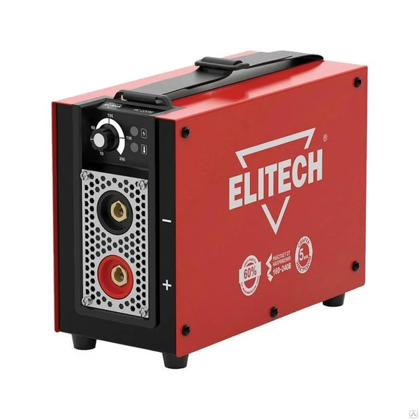 Фото Инвертор Elitech ИС 220 М, ММА, 4,6 кВт, 10-200А