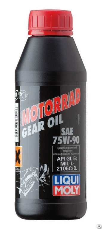 Фото Масло трансмиссионное LiquiMoly Motorrad Gear Oil GL-5 75w-90 (0,5 л.)