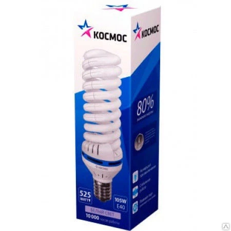 Фото Лампа SPC 105W E40 4200K Т5 Космос Космос (KOSMOS LIGHTING Group)