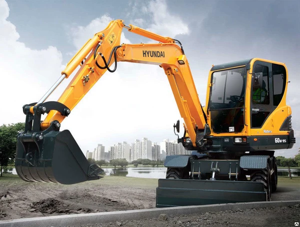 Фото Запчасти на колесный мини-экскаватор Hyundai R60W-9S