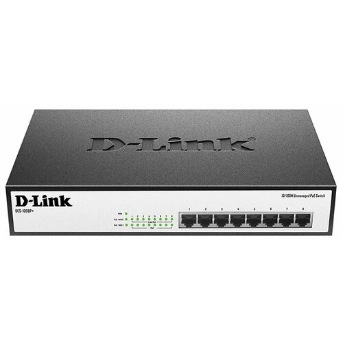 Фото Коммутатор D-link DES-1008P+ A1