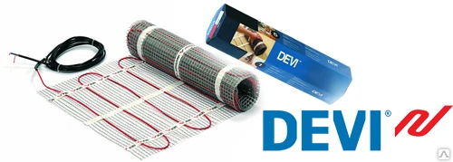 Фото Теплый пол DEVI-DEVImat™ DTIF-150, 1800 W, 12 m² (0,5x24 m), 230 V