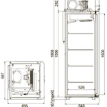 Фото №2 Шкаф холодильный CM105-Gm Alu