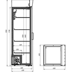 Фото №2 Шкаф холодильный DM104c-Bravo