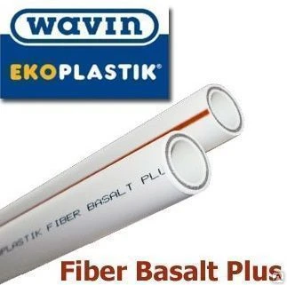 Фото Труба PPR FIBER BASALT PLUS S3,2 D50х6,9 Ekoplastik