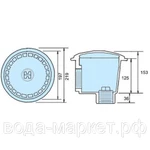 Фото №3 Слив донный антивихревой Hayward WG1054AVE 2" под бетон