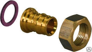 Фото Штуцер PPSU Дн 25х3/4" для PE-X ВР Uponor 1042332, шт