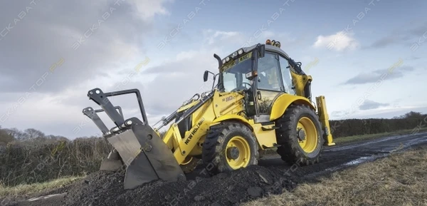 Фото Аренда экскаватора-погрузчика New Holland B110, Москва