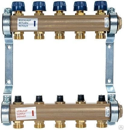 Фото Коллекторная группа без расходомеров WATTS HKV-5