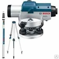 Фото Нивелир оптический BOSCH GOL 20 D + штатив + рейка нивелирная