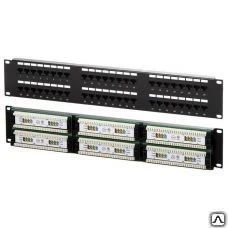 Фото Патчпанель 19, 48xRJ45, UTP, Кат. 6 Neomax 6PLB-48D10