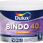 фото Краска воднодисперсионная д/ Влажных Помещений "BINDO 40" "DULUX" 10л (BW)