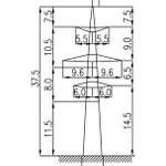 фото Промежуточные опоры ЛЭП - 330 кВ - 3П330-2-11.5