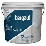 фото Краска ВД полиакриловая для вотолков Bergauf Soffit, база А, 4.5 л/6.8 кг