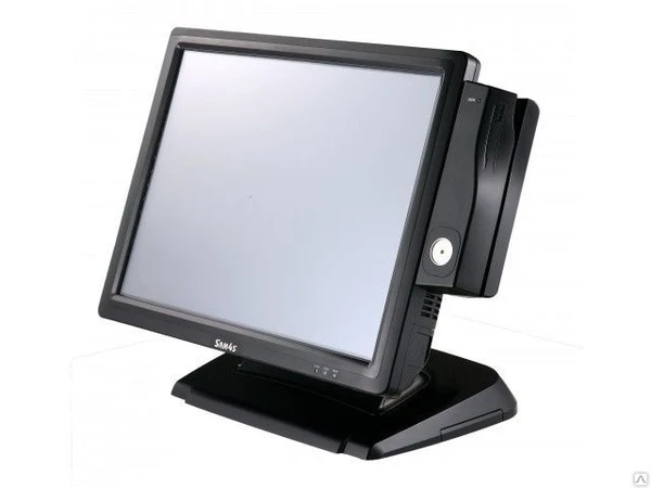 Фото POS-компьютер моноблок Sam4s SPT-4700, 15" сенсорный, черный (2Gb,HDD,MSR