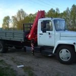 фото Газ 3309 с манипулятором Fassi