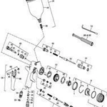 фото Полный ремонтный комплект для краскораспылителей GTI