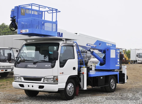 Фото Аренда автовышки 14-17 м на шасси ISUZU ELF