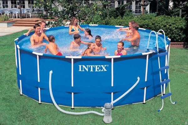 Фото Каркасный бассейн Intex Metal Frame Pool 457х122см 28236