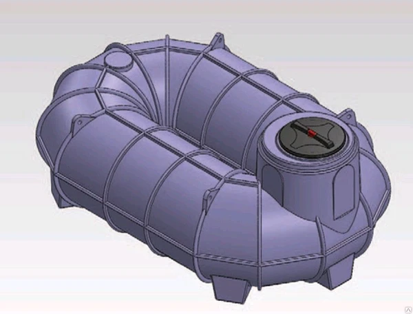 Фото Емкость для наземного и подземного хранения жидкостей U2000ФК2 наземный