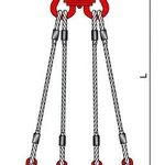фото Строп Канатный Четырехветвевой (4СК, Паук)