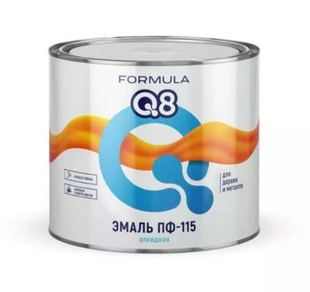 Фото Эмаль ПФ-115  2,7кг желто-коричневая FORMULA Q8 (6) (под заказ) П '