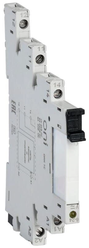 Фото Реле интерфейсное ORK с розеткой 1C 24В DC ONI ORK-1-1C-DC24V