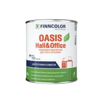 фото Краска для стен и потолков Finncolor Oasis Hall&Office глубокоматовая, база A, 0.9л