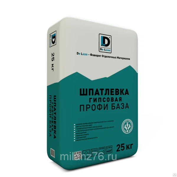 Фото Шпатлевка гипсовая Профи База De Luxe 25 кг.