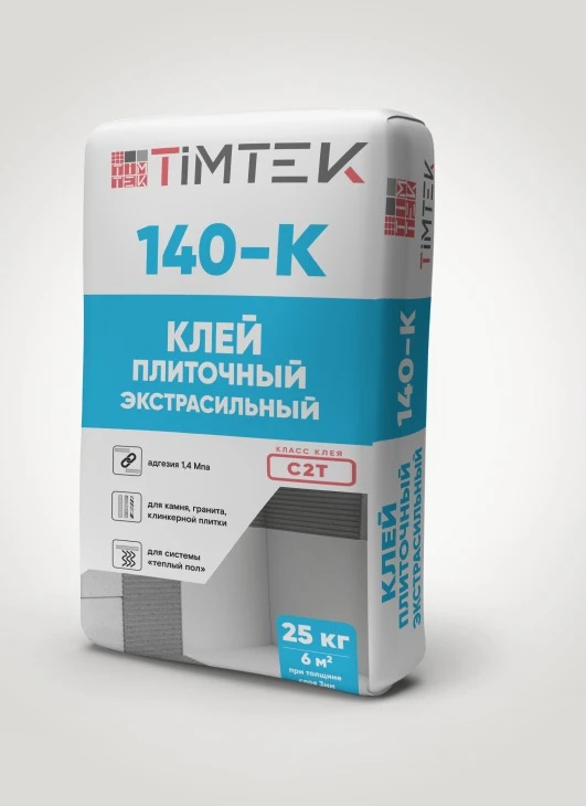 Фото КЛЕЙ ДЛЯ ПЛИТКИ ЭКСТРАСИЛЬНЫЙ TimTek 140-К