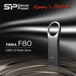 фото Флэш-диск 32GB SILICON POWER F80 Металл Матовый Цинк USB 2.0