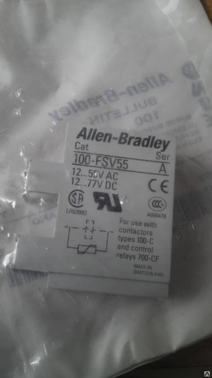 Фото Ограничитель напряжения (варистор) Allen Bradley 100 -FSV55