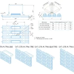 Фото №3 Промышленный прожектор Модуль SVT-STR-M-79Вт-45x140-QUATTRO 135 Лм/Вт 42660 Лм