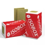 фото Теплоизоляция ISOBOX ВЕНТ (100*600*1200) 4шт. 2,88м2 (0,288м3), 80кг/м3, ТехноНИКОЛЬ