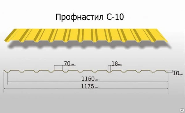 Фото Профнастил С-10