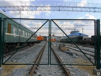 Фото Воротa DFence 6000х1500мм, в комплекте с петлями