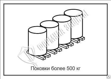 Фото Схема «Поковки более 500 кг» (300х400 мм)