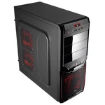 фото Корпус ATX AeroCool V3X Red edition без БП, Black