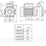 Фото №4 Насос AquaViva LX LP200M/OS200M 27 м³/ч (2HP, 220В)