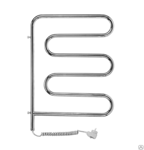 Фото Полотенцесушитель электрический TERMINUS 45х57 Ш образный поворотный