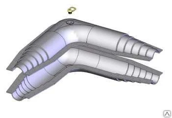 Фото Кожух для изоляции Угла 90*, универсальный 90-160мм