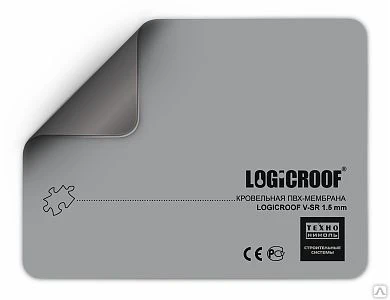 Фото ПВХ мембрана ПВХ Logicroof V-SR 1.5 мембрана серая 2*20 м