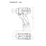 Фото №2 Винтоверт аккумуляторный PowerMaxx BS Basic Set 2х2.0Ач с наб.осн Metabo 600080880