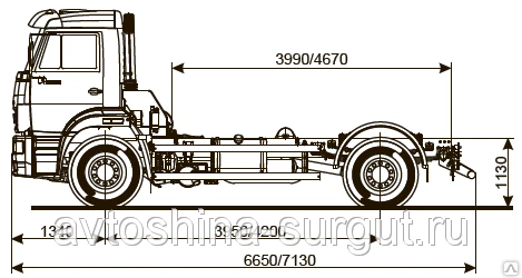 Фото Грузовой автомобиль шасси Камаз 53605-773952-19(L4)