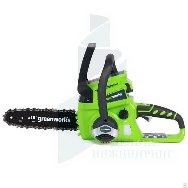 Фото Аккумуляторная цепная пила GreenWorks G24CS25