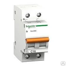 Фото Выключатель автоматический 2Р С25А 4,5кА Домовой 11215 Schneider Electric